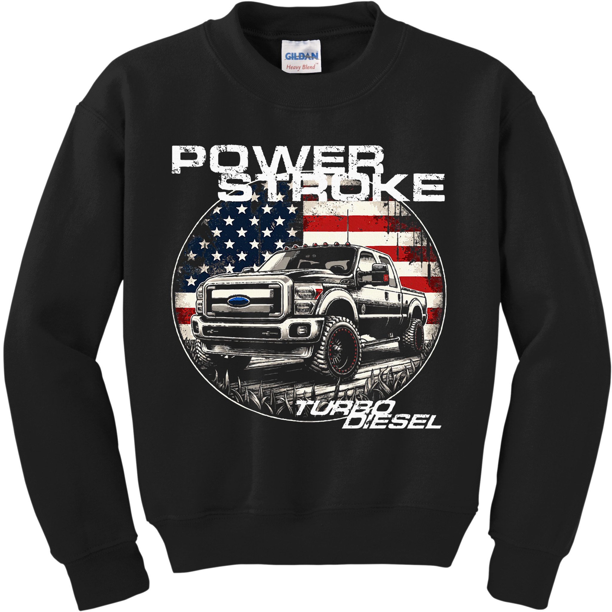 Diesel Power Stroke Truck 6.7 Coal Rolling Diesel Power Kids Sweatshirt