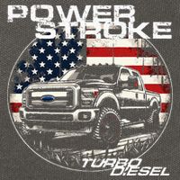 Diesel Power Stroke Truck 6.7 Coal Rolling Diesel Power Cotton Canvas Backpack