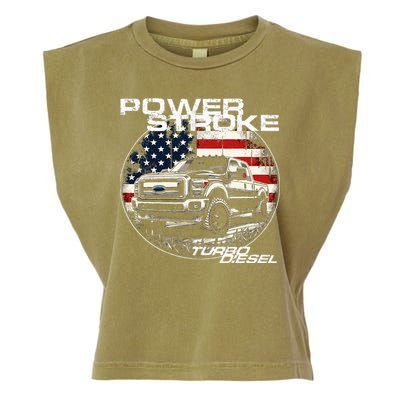 Diesel Power Stroke Truck 6.7 Coal Rolling Diesel Power Garment-Dyed Women's Muscle Tee