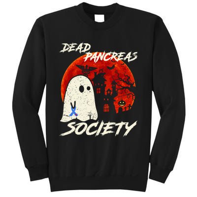 Dead Pancreas Society Ghost Diabetes Awareness Halloween Sweatshirt