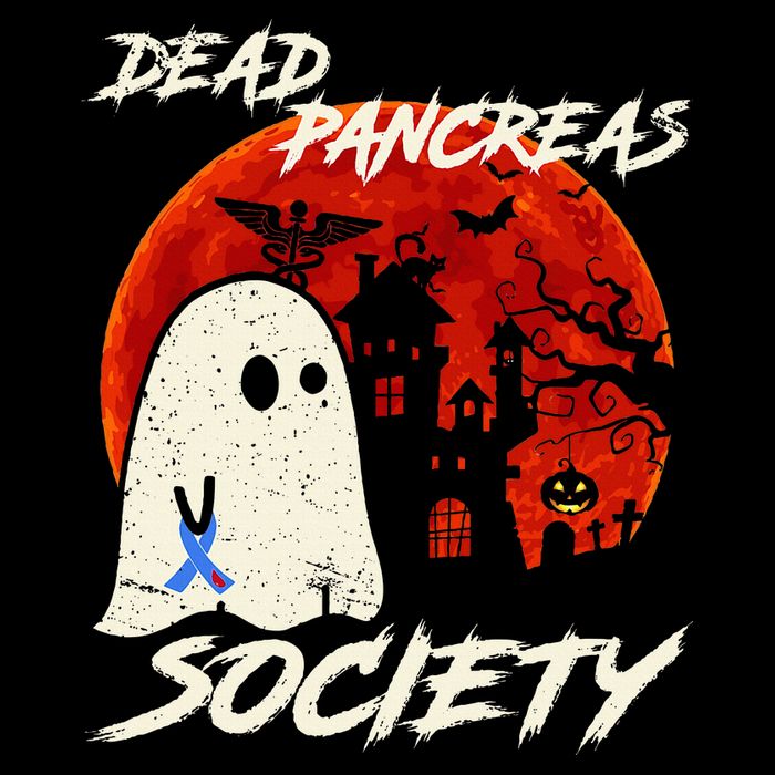 Dead Pancreas Society Ghost Diabetes Awareness Halloween 16 in Basic Backpack