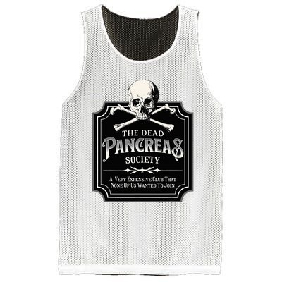 Dead Pancreas Society Type One Diabetes T1d Awareness Skull Mesh Reversible Basketball Jersey Tank