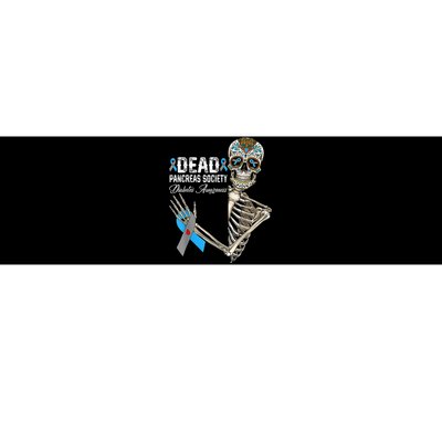 Dead Pancreas Society Diabetes Awareness Day Sugar Skeleton Bumper Sticker