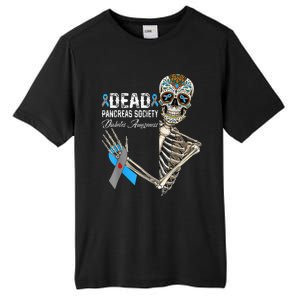 Dead Pancreas Society Diabetes Awareness Day Sugar Skeleton Tall Fusion ChromaSoft Performance T-Shirt