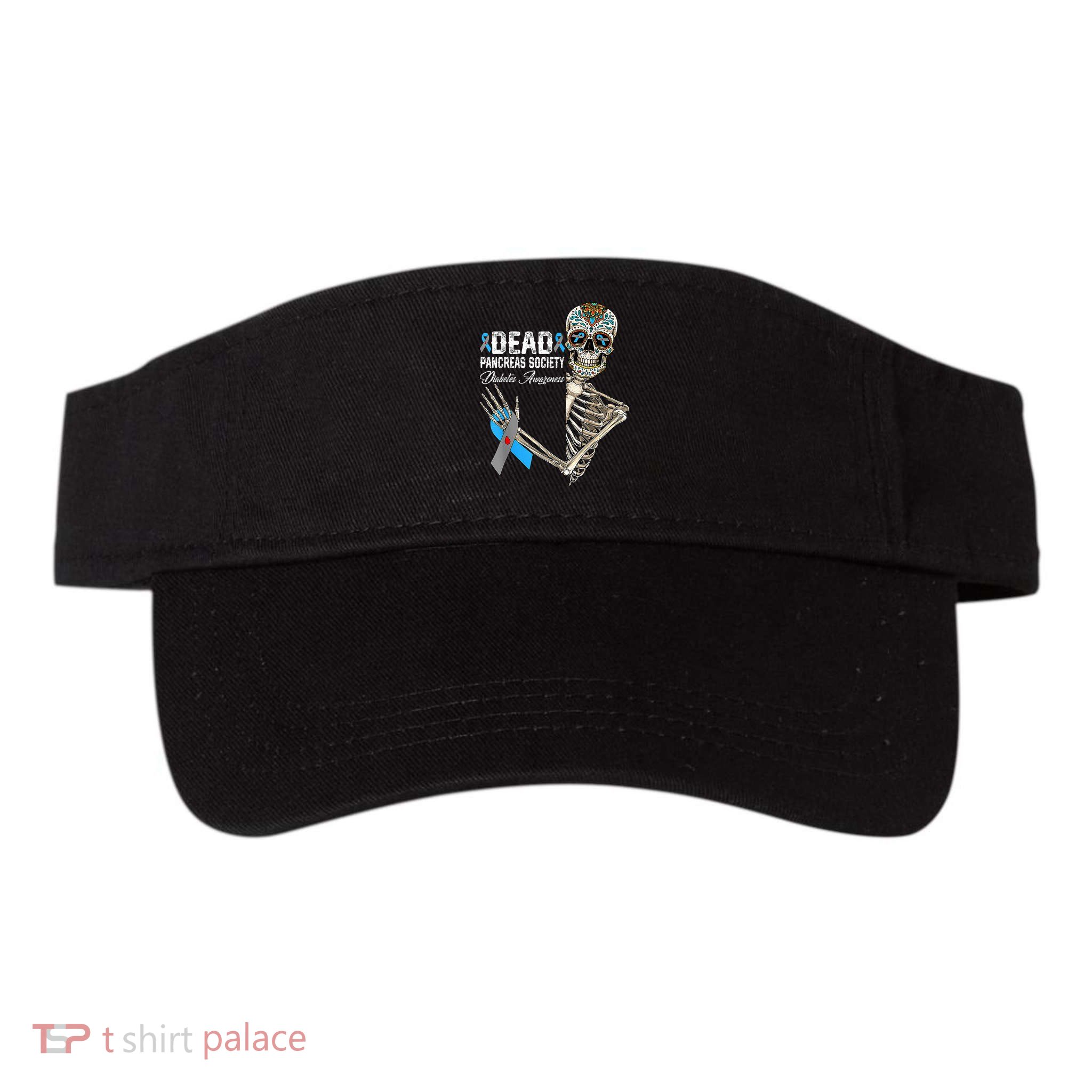 Dead Pancreas Society Diabetes Awareness Day Sugar Skeleton Visor
