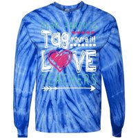 Dear Parents Tag You're It Funny Teacher's Last Day School Gift Tie-Dye Long Sleeve Shirt