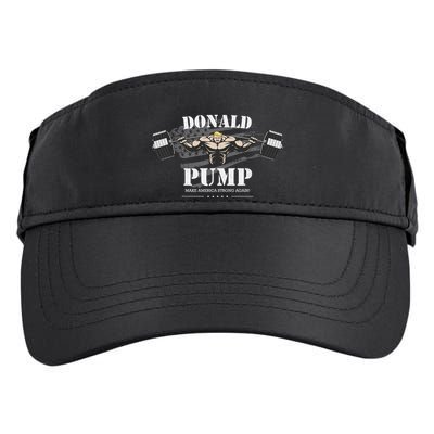 Donald Pump Trump Make America Strong Again Funny Adult Drive Performance Visor