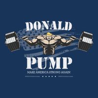 Donald Pump Trump Make America Strong Again Funny Flatbill Hat
