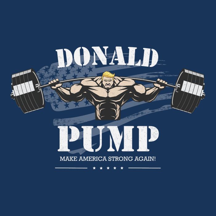 Donald Pump Trump Make America Strong Again Funny Flatbill Hat