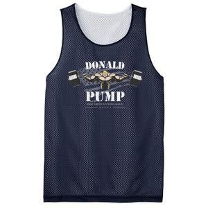 Donald Pump Trump Make America Strong Again Funny Mesh Reversible Basketball Jersey Tank