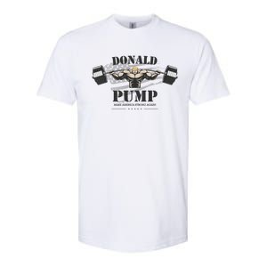 Donald Pump Trump Make America Strong Again Funny Softstyle CVC T-Shirt