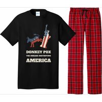 Donkey Pox The Disease Destroying America Funny Anti Biden Pajama Set