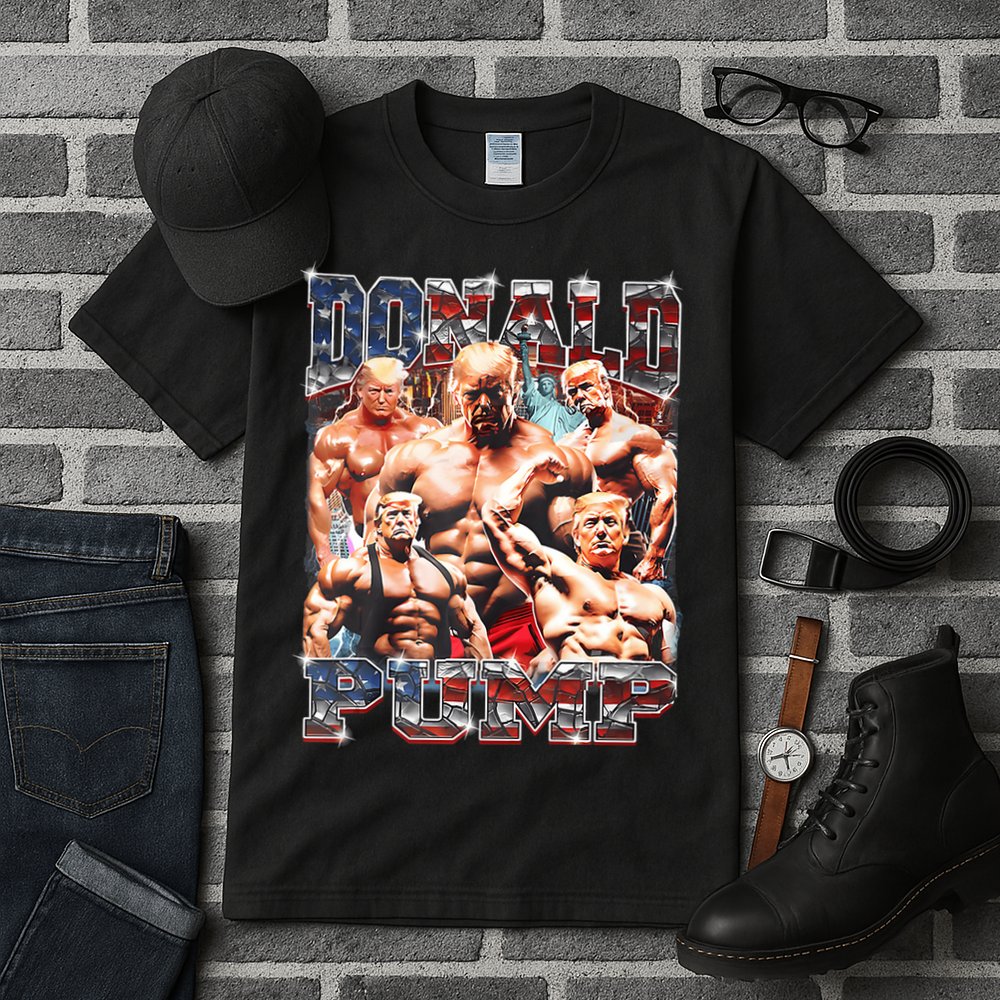 Donald Pump Trump 2024 Weight Lifting Gym Fitness Tall T-Shirt