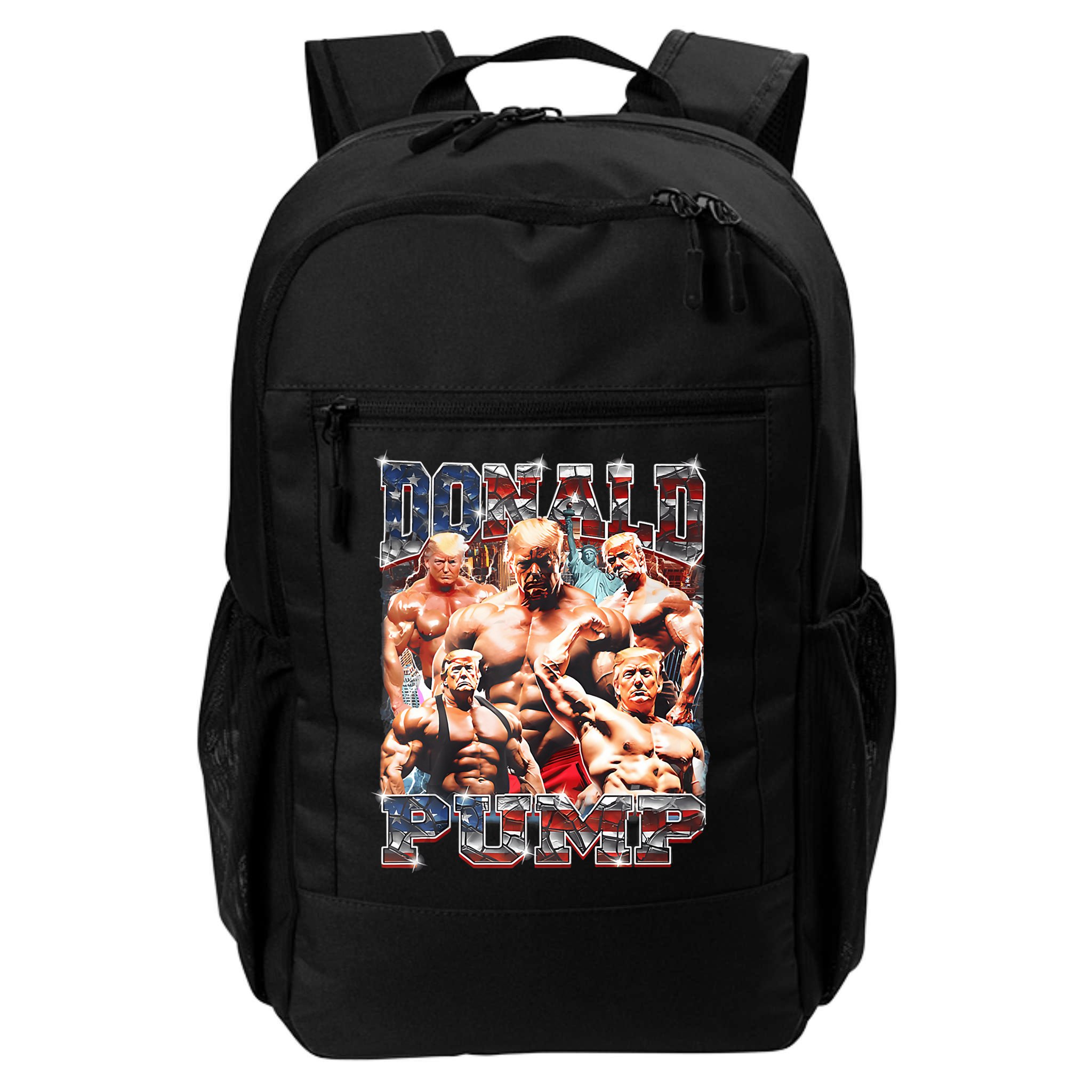 Donald Pump Trump 2024 Weight Lifting Gym Fitness Backpack
