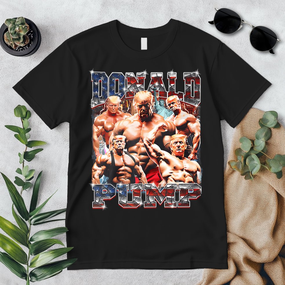 Donald Pump Trump 2024 Weight Lifting Gym Fitness Premium T-Shirt