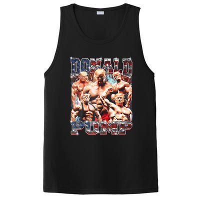 Donald Pump Trump 2024 Weight Lifting Gym Fitness PosiCharge Competitor Tank