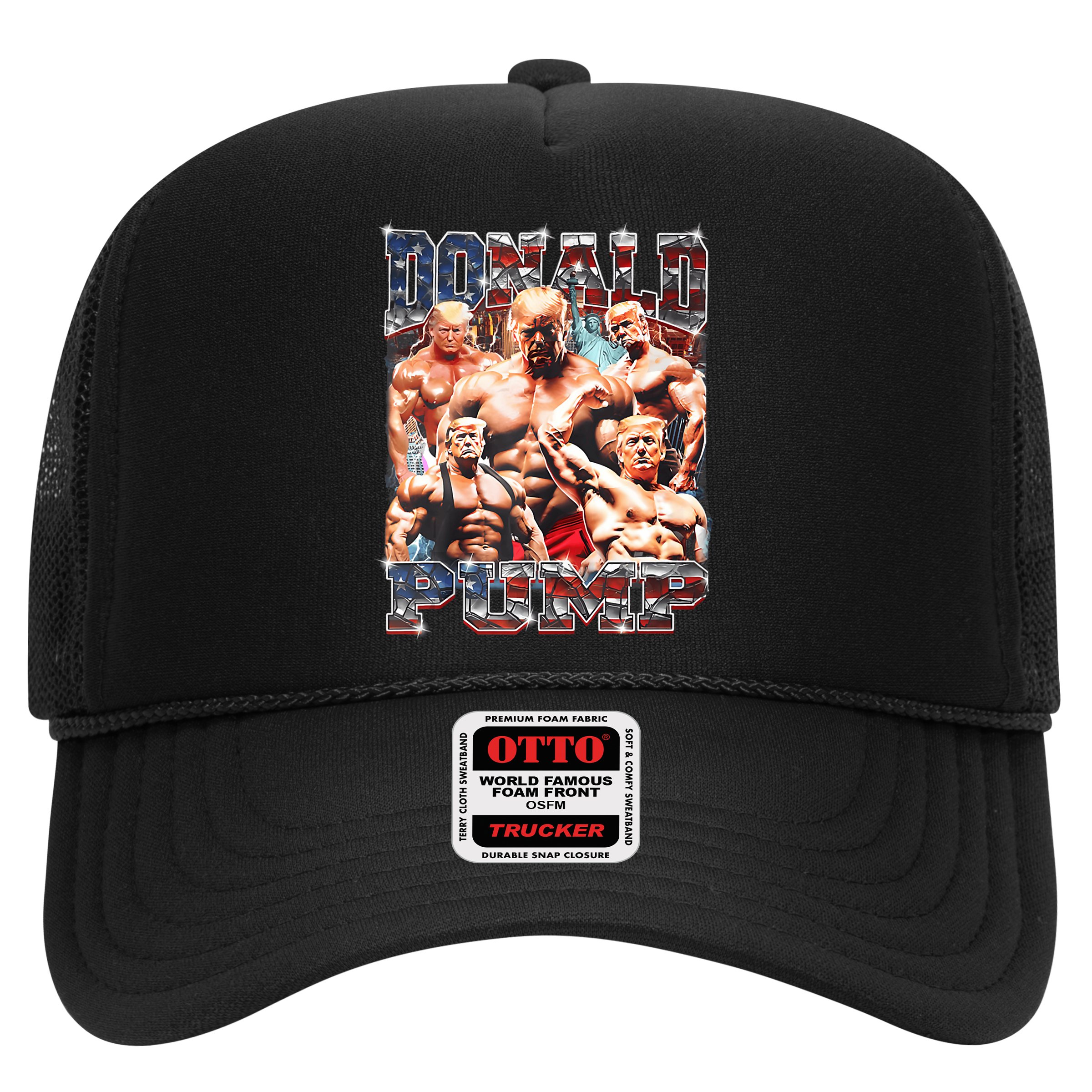 Donald Pump Trump 2024 Weight Lifting Gym Fitness Hat