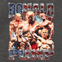 Donald Pump Trump 2024 Weight Lifting Gym Fitness Vector Backpack