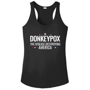 Donkey pox the disease destroying america funny Donkeypox Ladies PosiCharge Competitor Racerback Tank