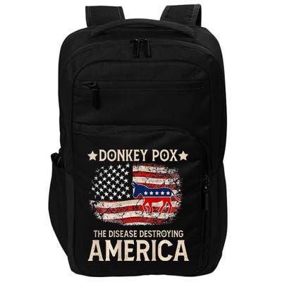 Donkey Pox The Disease Destroying America Funny Impact Tech Backpack