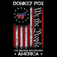 Donkey Pox The Disease Destroying America Funny Anti Biden Impact Tech Backpack