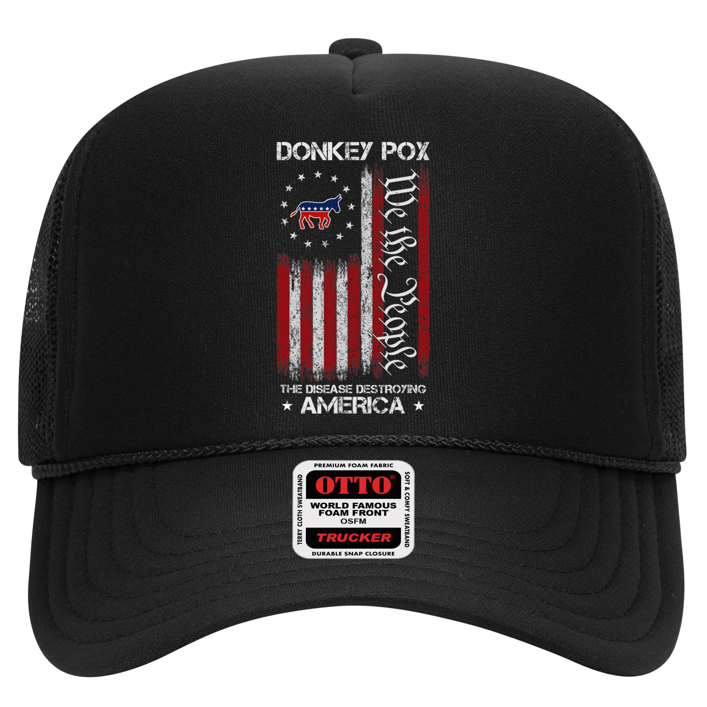 Donkey Pox The Disease Destroying America Funny Anti Biden Hat
