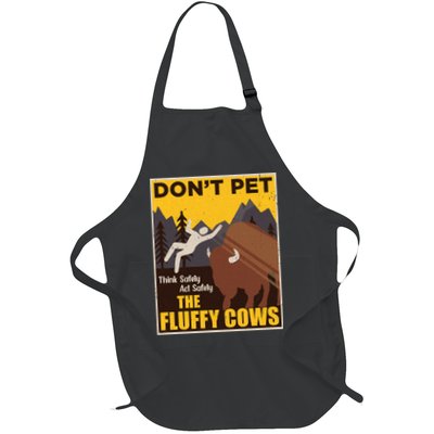 Don't Pet The Fluffy Cows Bison Buffalo Apron