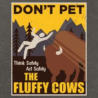 Don't Pet The Fluffy Cows Bison Buffalo Cotton Canvas Backpack