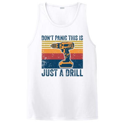 Don't Panic This is Just a Drill Vintage Funny Tool DIY PosiCharge Competitor Tank