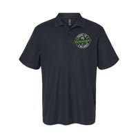 Distressed Prone To Shenanigans And Malarkey St Patricks Day Funny Gift Softstyle Adult Sport Polo