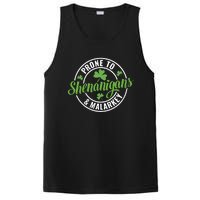 Distressed Prone To Shenanigans And Malarkey St Patricks Day Funny Gift PosiCharge Competitor Tank