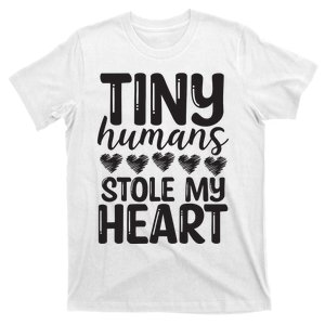 Daycare Provider Tiny Humans Stole My Heart Childcare T-Shirt