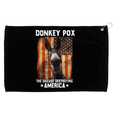 Donkey Pox The Disease Destroying America Donkeypox Funny Grommeted Golf Towel