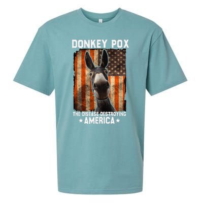 Donkey Pox The Disease Destroying America Donkeypox Funny Sueded Cloud Jersey T-Shirt