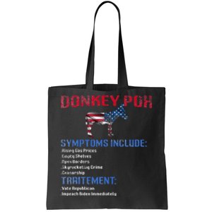 Donkey Pox The Disease Destroys America Donkeypox Retro Tote Bag