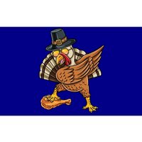 Dabbing Pilgrim Turkey Fried Chicken Thanksgiving Gift Bumper Sticker