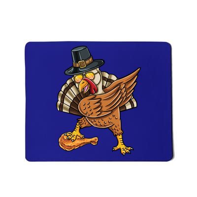 Dabbing Pilgrim Turkey Fried Chicken Thanksgiving Gift Mousepad