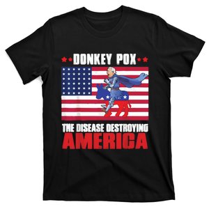 Donkey Pox The Disease Destroying America Anti Biden T-Shirt