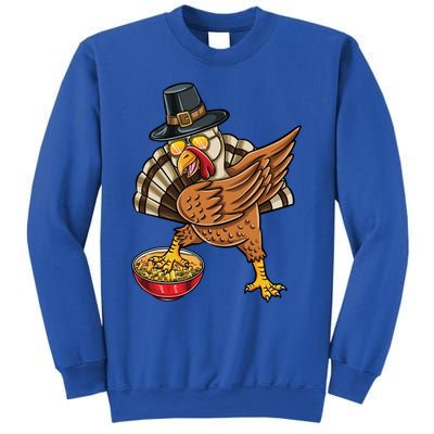 Dabbing Pilgrim Turkey Mac And Cheese Thanksgiving Gift Sweatshirt