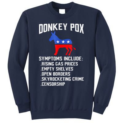 Donkey Pox The Disease Destroying America Funny Anti Biden Sweatshirt