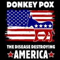 Donkey Pox The Real Problem Destroying America USA Funny Backpack
