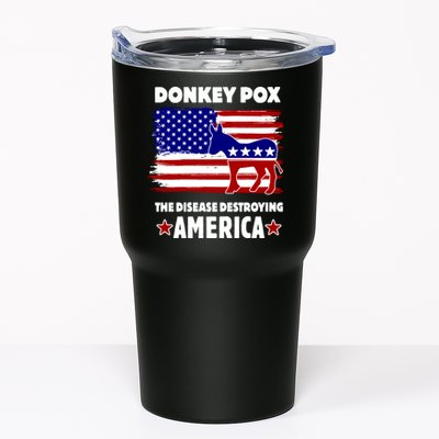 Donkey Pox The Real Problem Destroying America USA Funny Tumbler