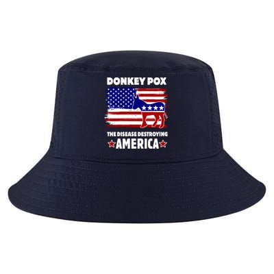 Donkey Pox The Real Problem Destroying America USA Funny Cool Comfort Performance Bucket Hat
