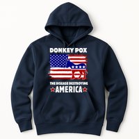 Donkey Pox The Real Problem Destroying America USA Funny Hoodie