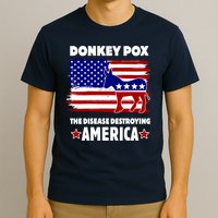 Donkey Pox The Real Problem Destroying America USA Funny T-Shirt