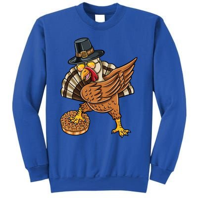 Dabbing Pilgrim Turkey Apple Pie Thanksgiving Gift Sweatshirt