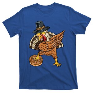 Dabbing Pilgrim Turkey Apple Pie Thanksgiving Gift T-Shirt