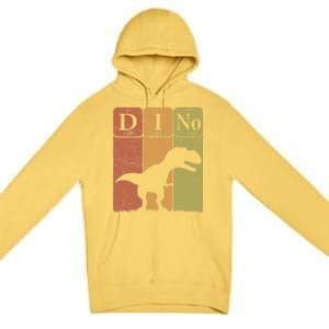 Dinosaur Periodic Table Elements T Rex Dino Paleontologist Premium Pullover Hoodie