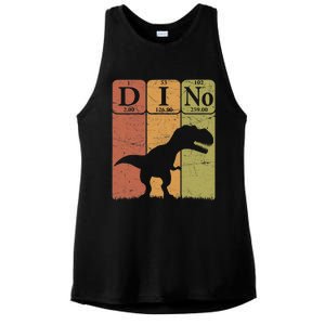 Dinosaur Periodic Table Elements T Rex Dino Paleontologist Ladies PosiCharge Tri-Blend Wicking Tank