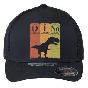 Dinosaur Periodic Table Elements T Rex Dino Paleontologist Flexfit Unipanel Trucker Cap